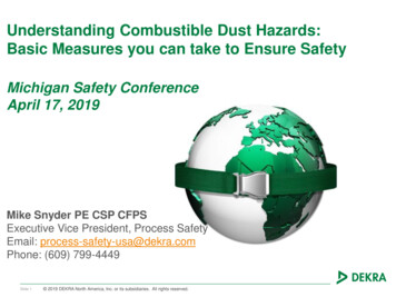 Understanding Combustible Dust Hazards: Basic Measures You Can Take To .