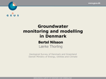 Groundwater Monitoring And Modelling In Denmark
