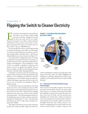 Flipping The Switch To Cleaner Electricity E
