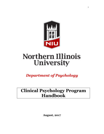 Clinical Psychology Program Handbook