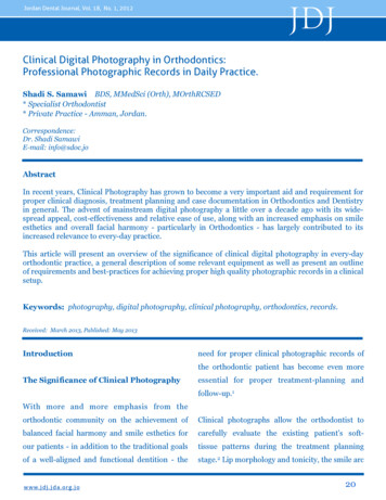 Clinical Digital Photography In Orthodontics: Professional .