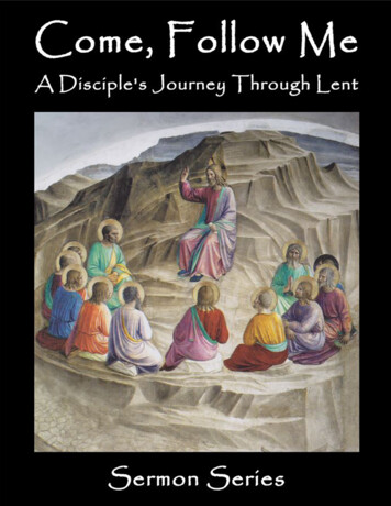A Disciple’s Journey Through Lent