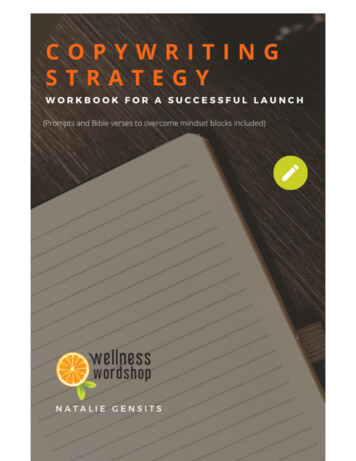Copywriting Strategy Workbook