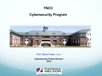 TNCC Cybersecurity Program - Vsgc.odu.edu