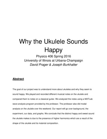 Why The Ukulele Sounds Happy - University Of Illinois .