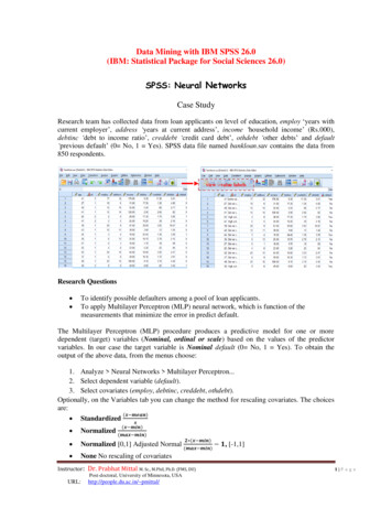 SPSS: Neural Networks - Qtanalytics.in