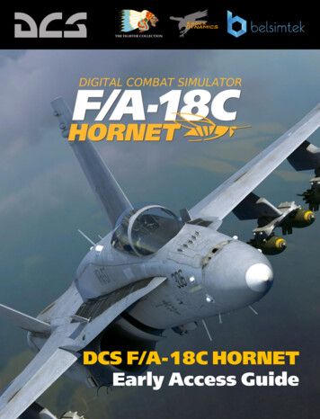 DCS F/A-18C HORNET Early Access Guide - Through The Inferno