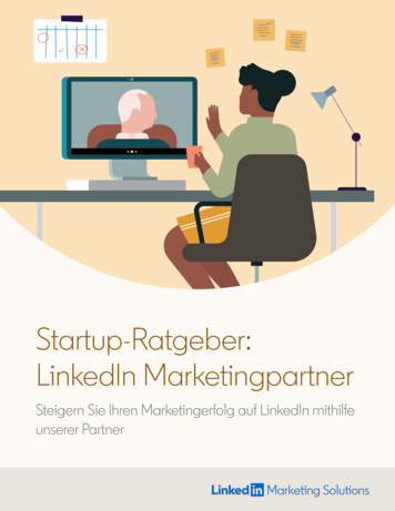 Startup-Ratgeber: LinkedIn Marketingpartner