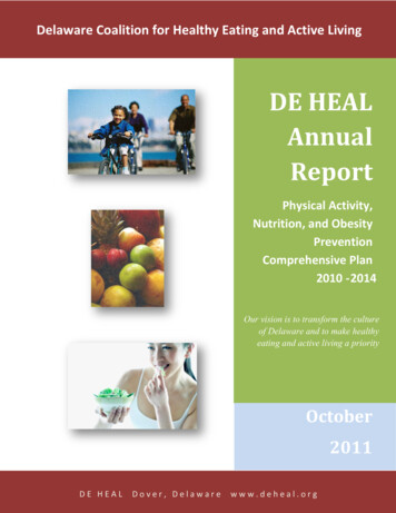 Delaware’Coalition’for’Healthy’Eating’and’Active’Living’