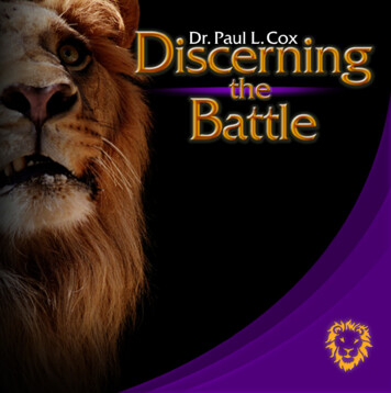 Discerning The Battle Student Workbook - Aslan's Place