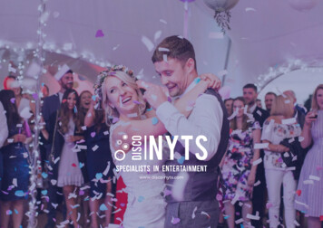 SPECIALISTS IN ENTERTAINMENT - Disco-nyts 