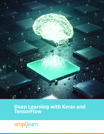 Deep Learning With Keras And TensorFlow