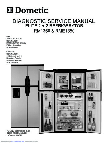 Dometic Service Manual Bentley - NeXus RV