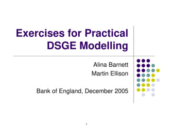 Exercises For Practical DSGE Modelling - University Of Oxford