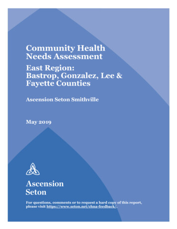 Community Health Needs Assessment - Seton