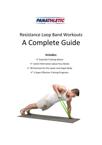 Resistance Loop Band Workouts A Complete Guide