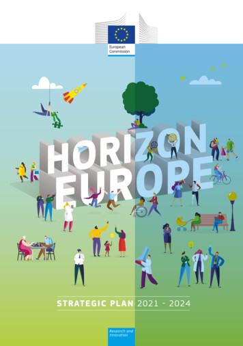 STRATEGIC PLAN 2021 - 2024 - European Commission