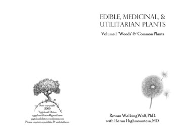 Edible, Medicinal, & Utilitarian Plants