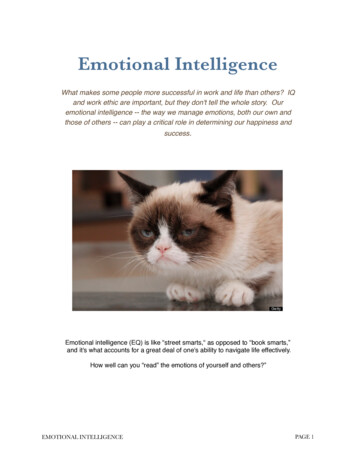 Emotional Intelligence Handout - Living MiDream
