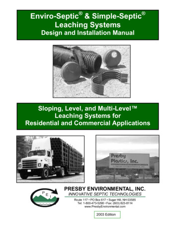 Enviro-Septic & Simple-Septic Leaching Systems - Phoenix Precast