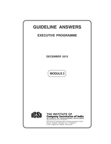Guideline Answers - Icsi