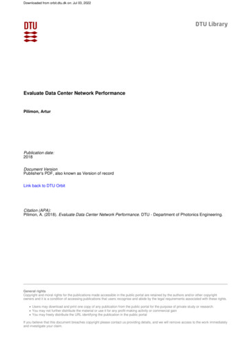 Evaluate Data Center Network Performance - DTU