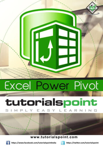Excel_Power_Pivot_Tutorial.pdf - Tutorialspoint
