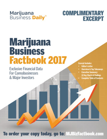 Marijuana Business Factbook 2017 - MJBizDaily
