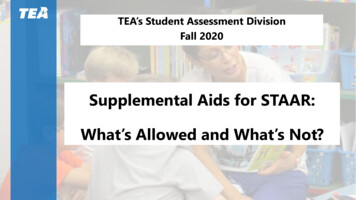 Supplemental Aids For STAAR: What's Allowed And What's Not?