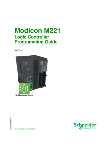 Modicon M221 - Logic Controller - Programming Guide - 