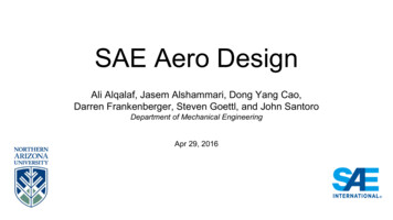 SAE Aero Design - Ceias.nau.edu