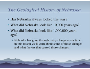 The Geological History Of Nebraska.