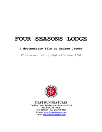 FOUR SEASONS LODGE - First Run Features