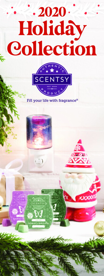 2020 Holiday Collection Flier - Scentsy Online Store