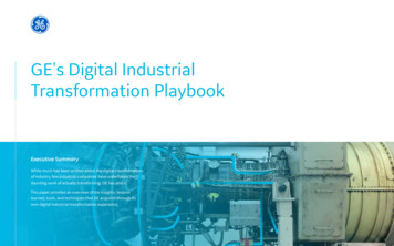 GE's Digital Industrial Transformation Playbook