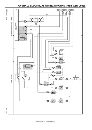 OVERALL ELECTRICAL WIRING DIAGRAM (From April 2003)