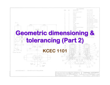 9b- Geometric Dimensioning & Tolerancing (part2)