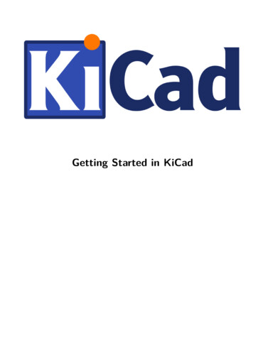 Getting Started In KiCad