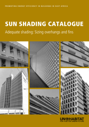 Sun Shading Catalogue - UN-Habitat