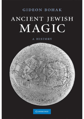 Ancient Jewish Magic - WordPress 