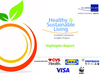 GlobeScan Healthy And Sustainable Living Highlights Report .
