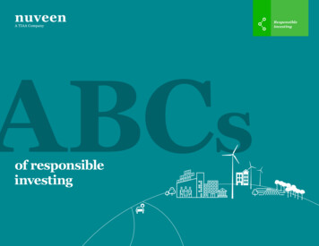Responsible Investing ABCs - TIAA