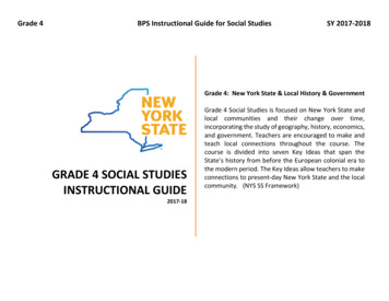 Grade 4 BPS Instructional Guide For Social Studies SY 2017 .