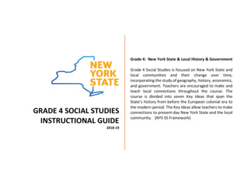 Grade 4: New York State & Local History & Government