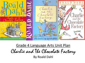 Unit Plan Charlie And The Chocolate Factory By Roald Dahl