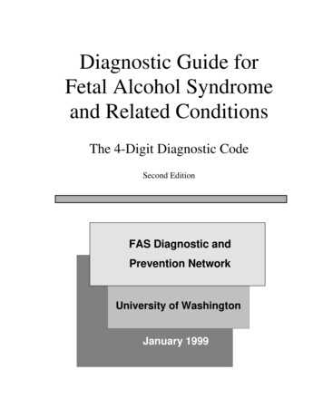 Diagnostic Guide For Fetal Alcohol Syndrome And Related Conditions