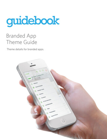 Branded App Theme Guide - Guidebook