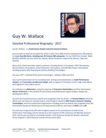 Guy W. Wallace Detailed Professional Biography