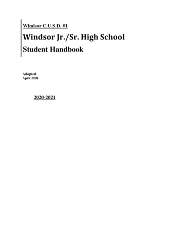 Windsor C.U.S.D. #1 Windsor Jr./Sr. High School
