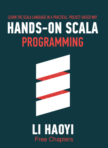 Table Of Contents - Hands-on Scala
